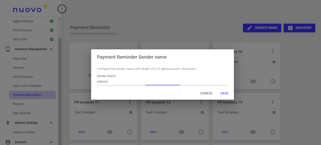 Push Payment Reminders with NuovoPay