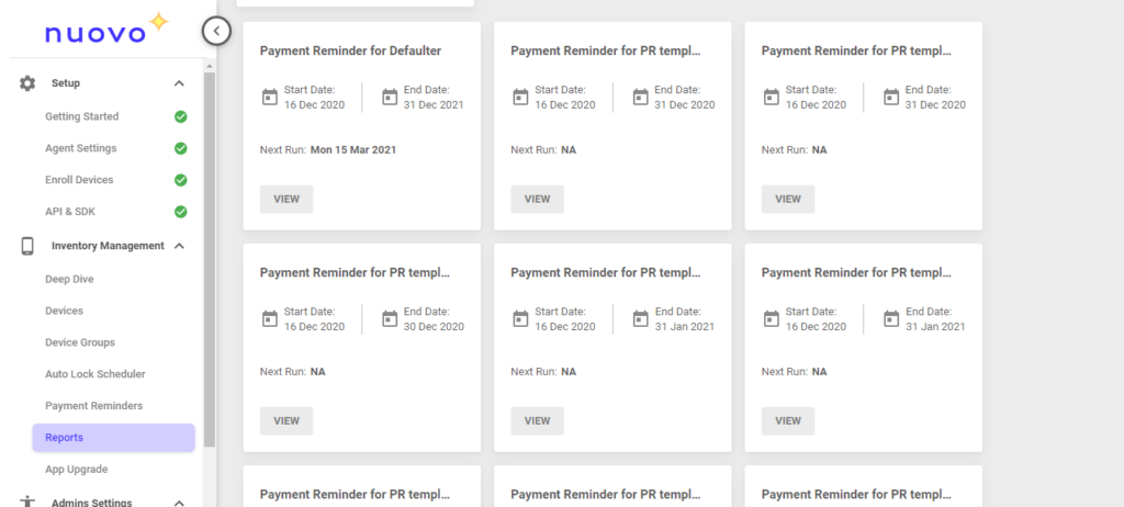 Push Payment Reminders with NuovoPay