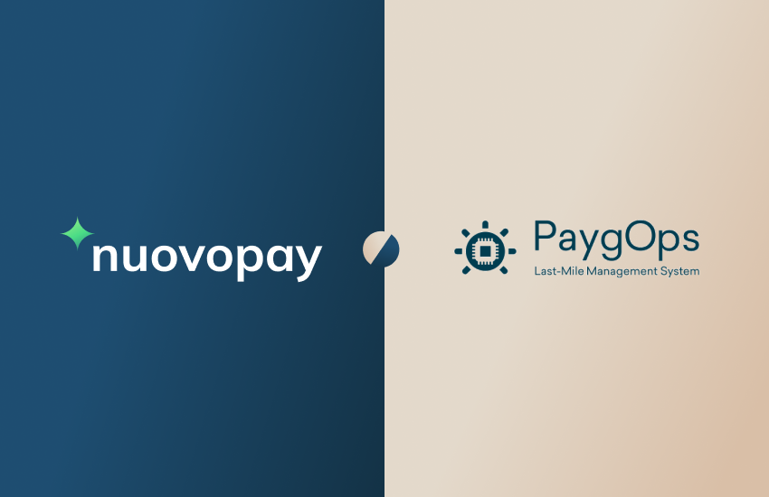 NuovoPay Partnership with PaygOps